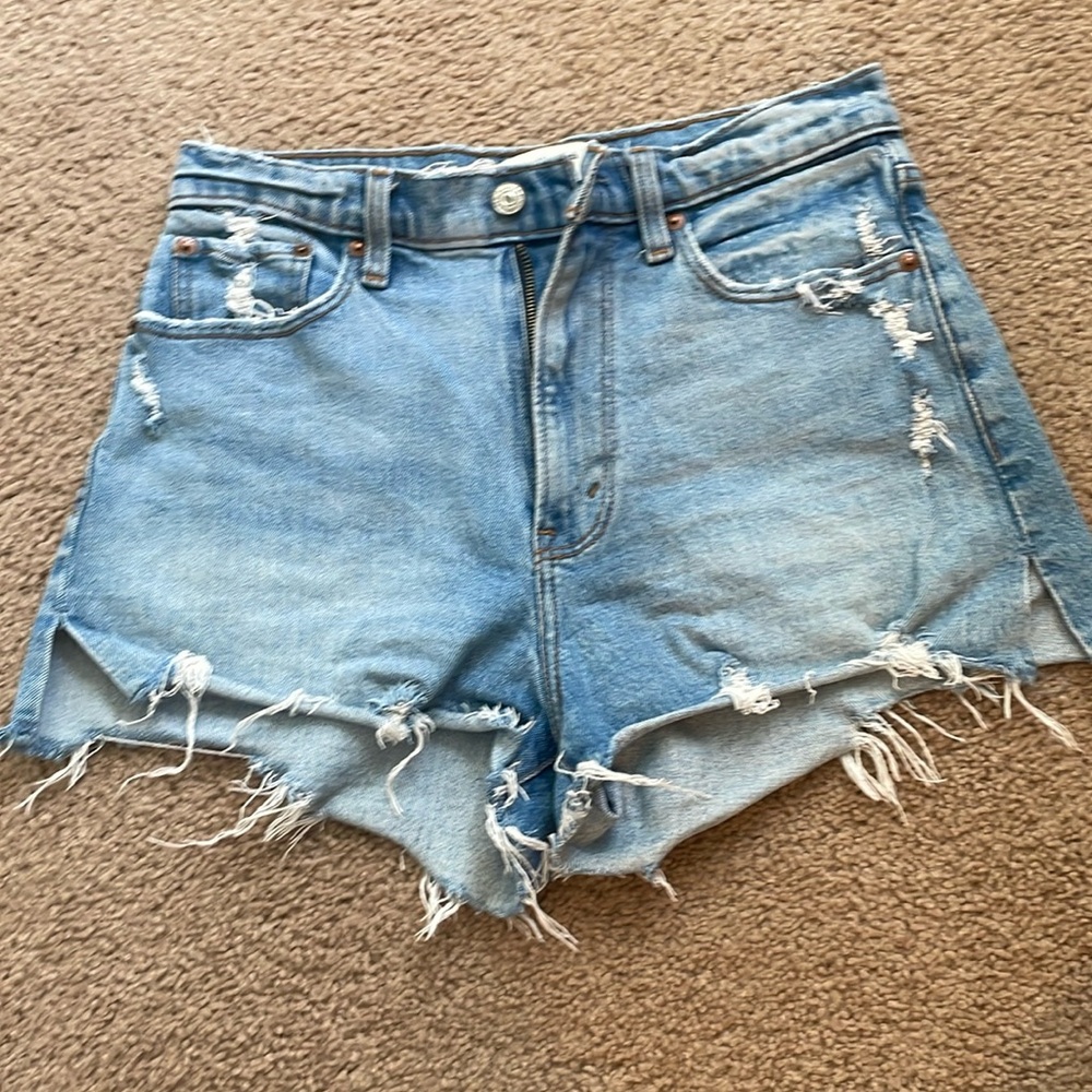 CURVE LOVE ABERCROMBIE HIGH RISE SHORTS